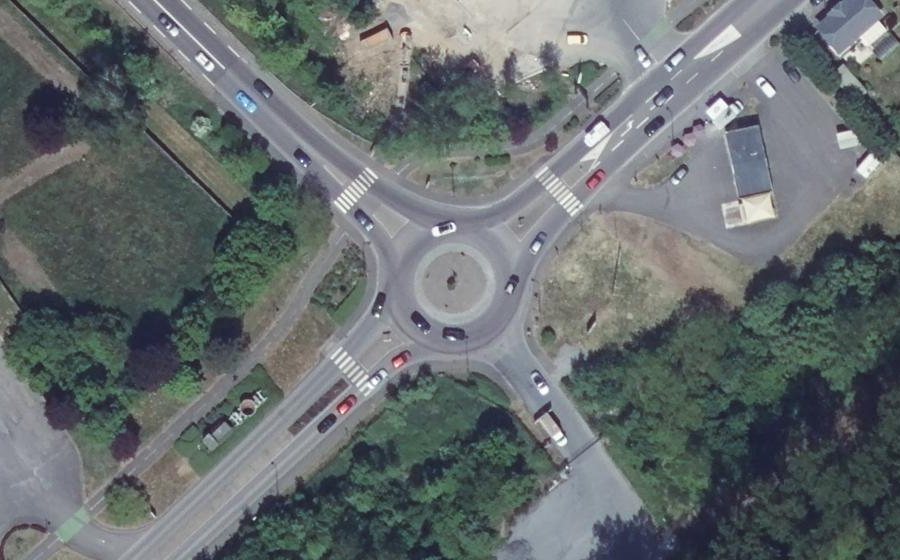 Vue aérienne du Avenue du Luxembourg