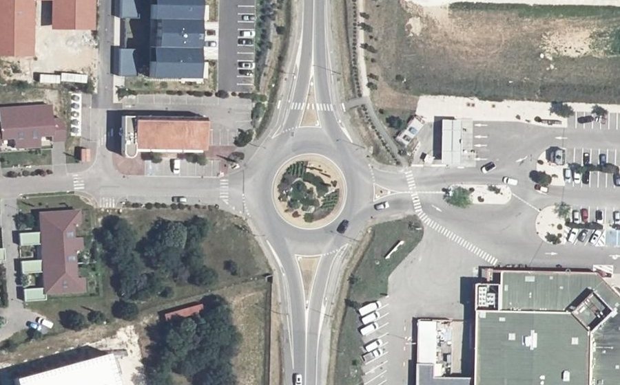 Vue aérienne du Basse Bourgade