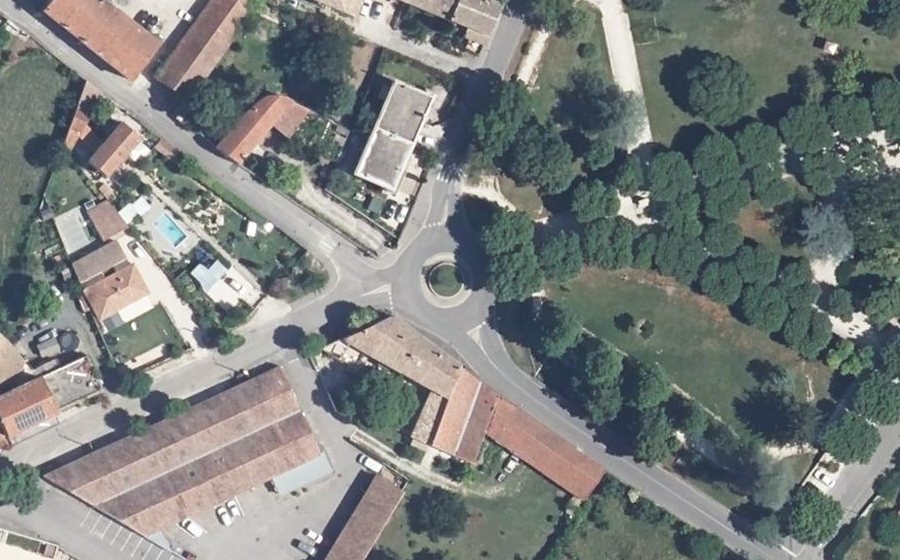 Vue aérienne du Cours de la Liberté