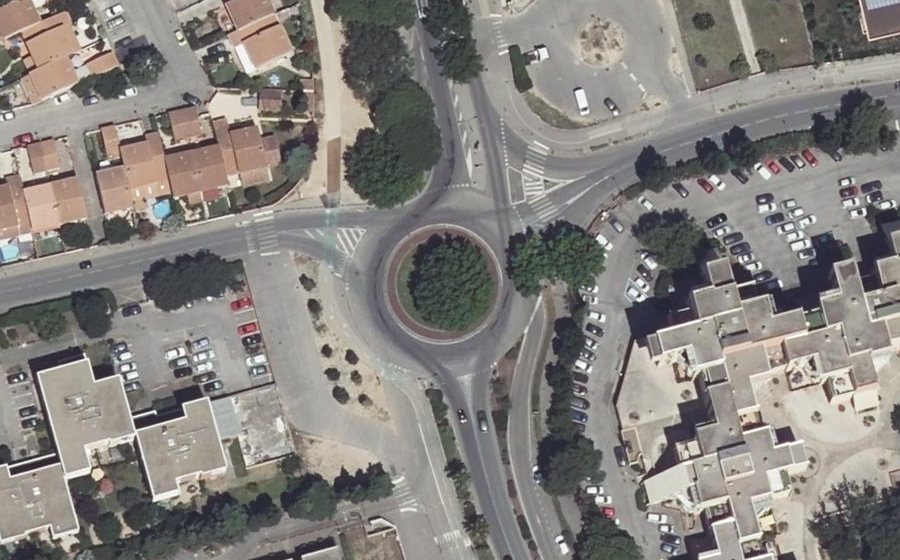 Vue aérienne du Avenue du Général de Gaulle