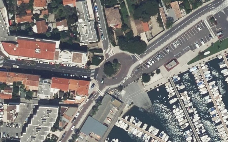 Vue aérienne du Rond-Point Paul Harris