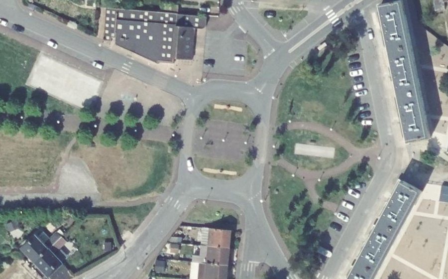 Vue aérienne du Place de la Liberté