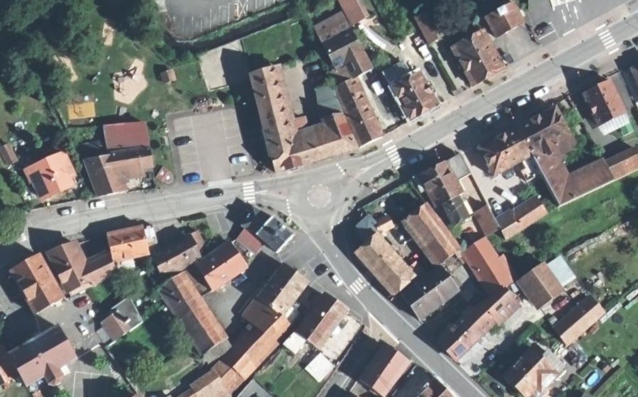 Vue aérienne du Grand' Rue