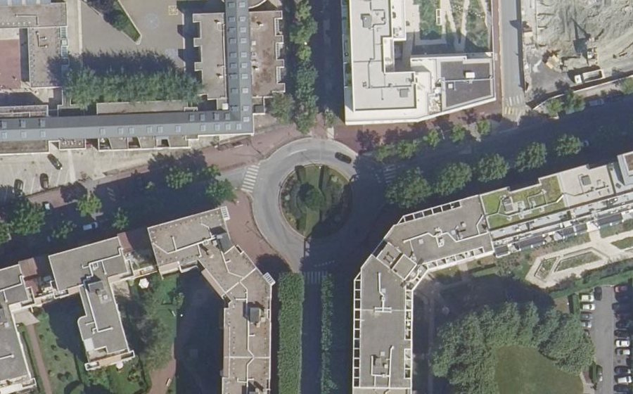 Vue aérienne du Rond-point anonyme n°25152167