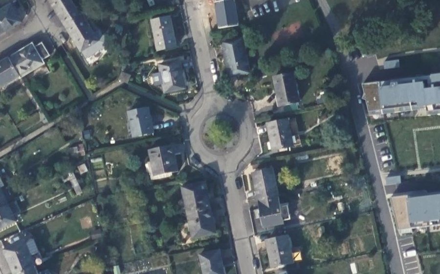Vue aérienne du Rue des Lilas