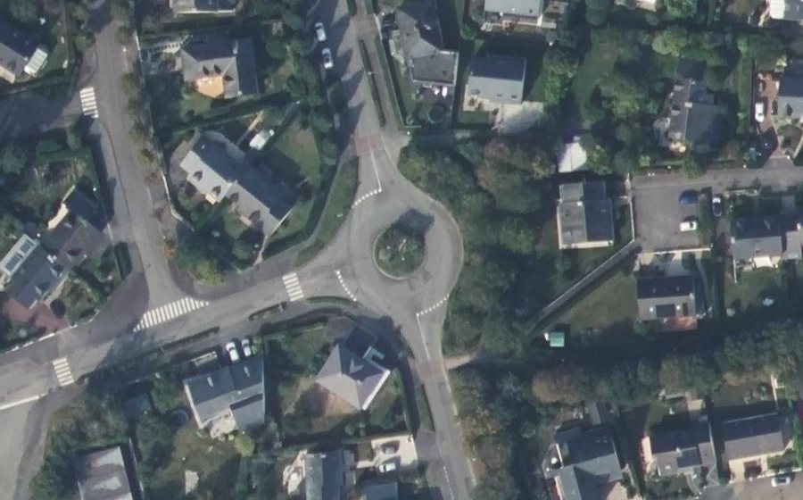 Vue aérienne du Avenue du Gretay