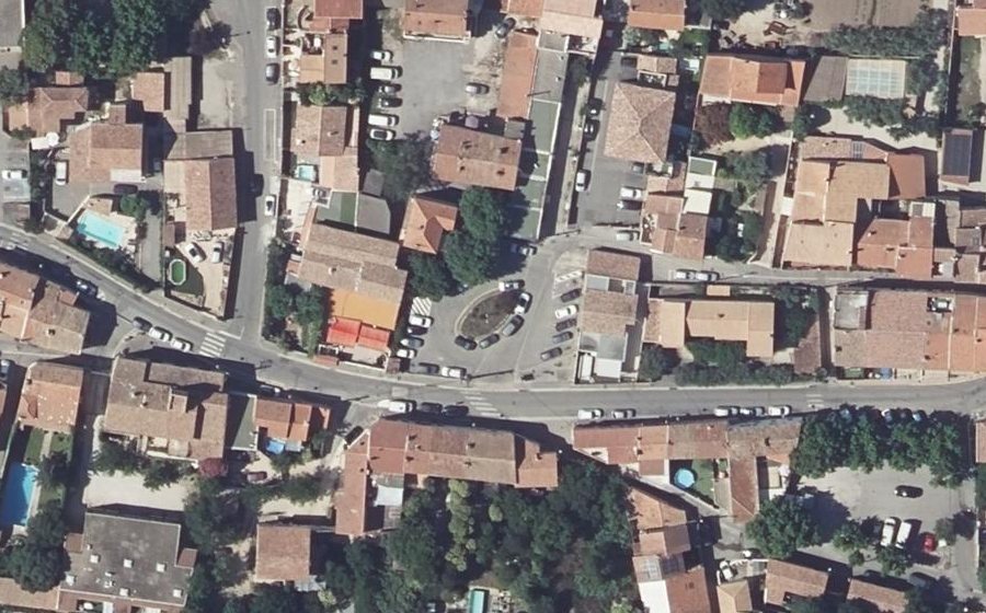 Vue aérienne du Place Anatole France