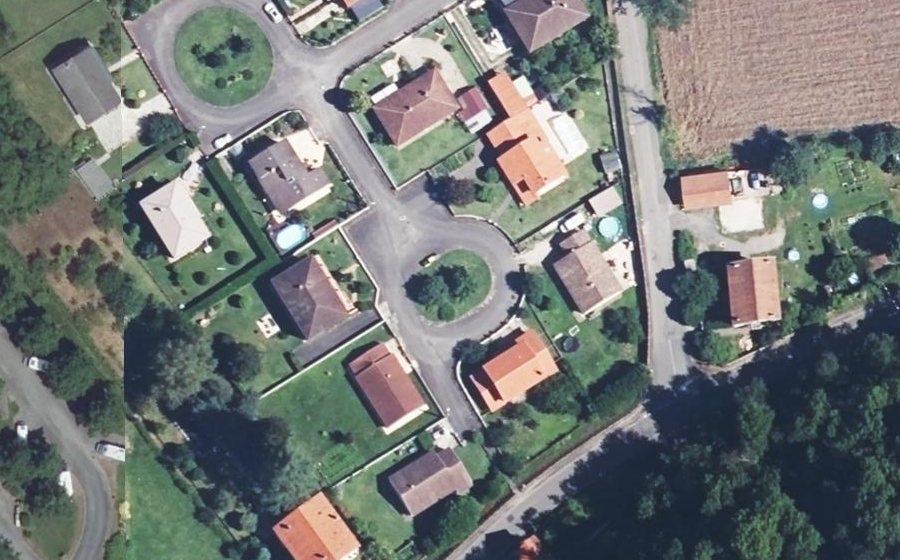Vue aérienne du Lotissement Comby