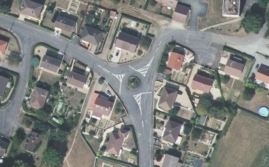 Vue aérienne du Lotissement de l'Ouche des Filles
