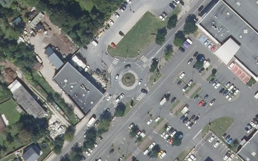 Vue aérienne du Avenue de l'Europe