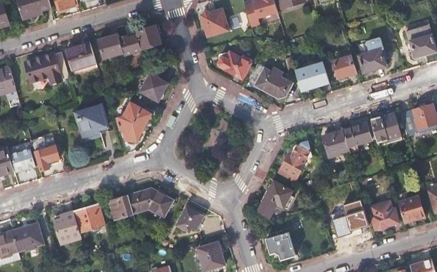 Vue aérienne du Place Chateaubriand