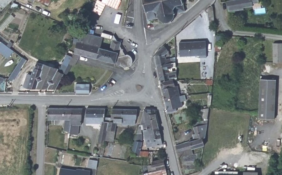 Vue aérienne du Place Simone Loche