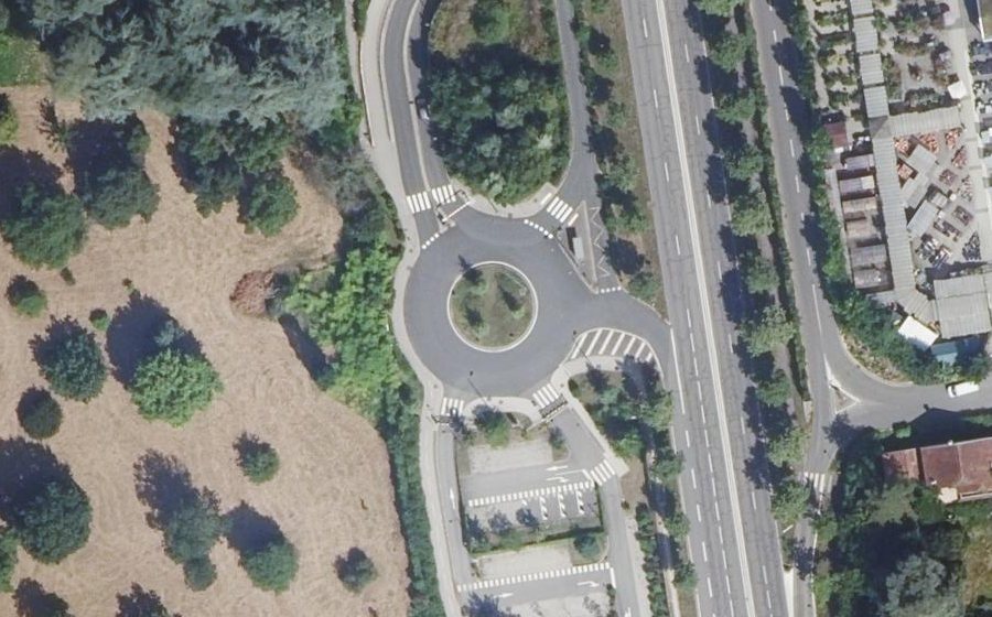 Vue aérienne du Avenue Dutartre