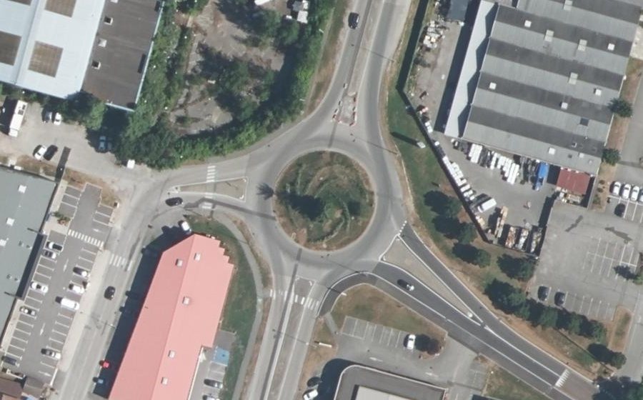 Vue aérienne du Rue de la Faucille