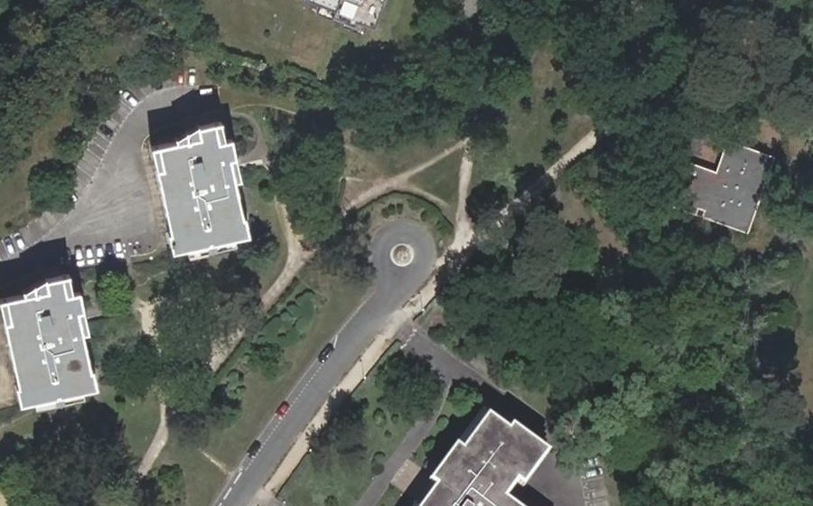 Vue aérienne du Allée Gaston Rodrigues