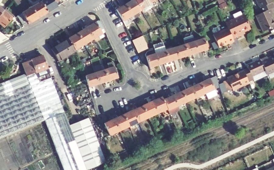 Vue aérienne du Rue Maxence Vandermeersch
