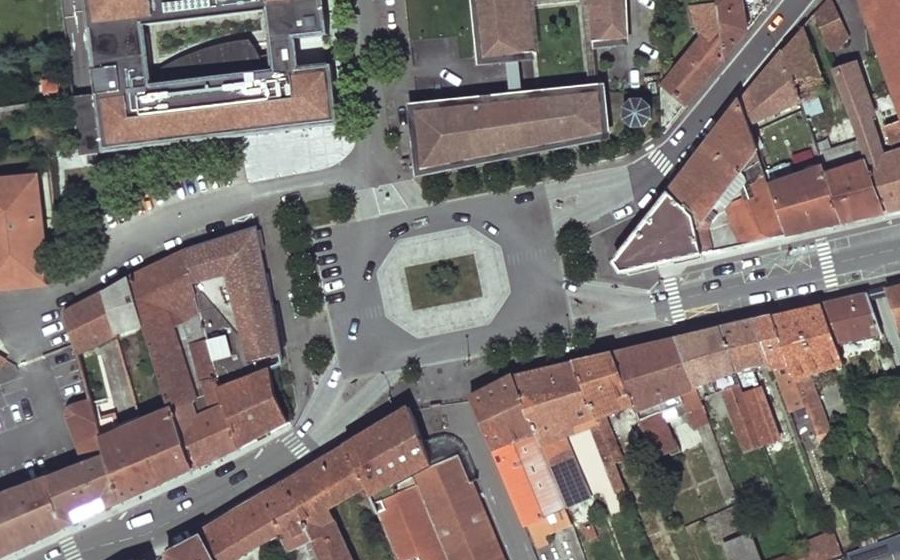 Vue aérienne de la Place de la Libération