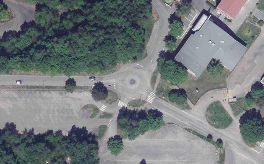 Vue aérienne du Rue du Chemin de Fer
