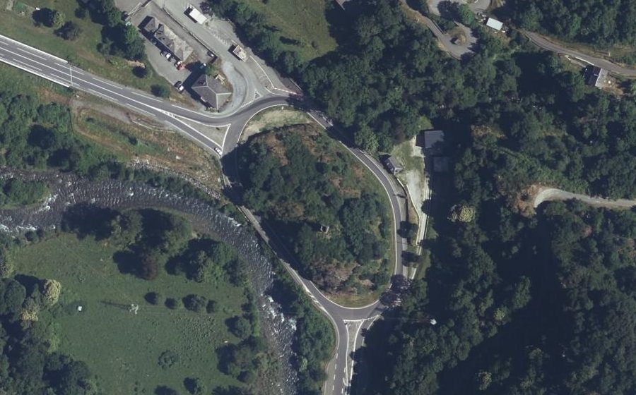 Vue aérienne du Rue de la Tour du Sériail
