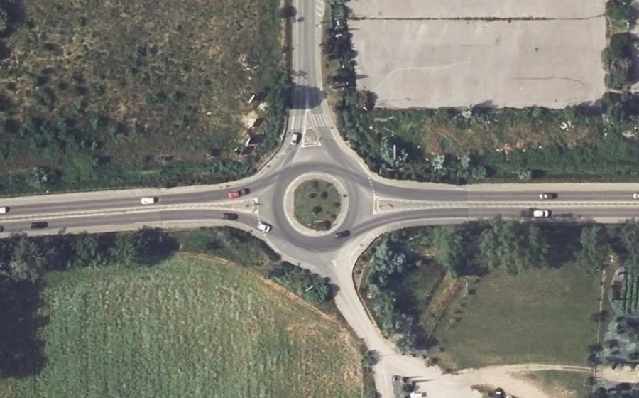 Vue aérienne du Route de Berre
