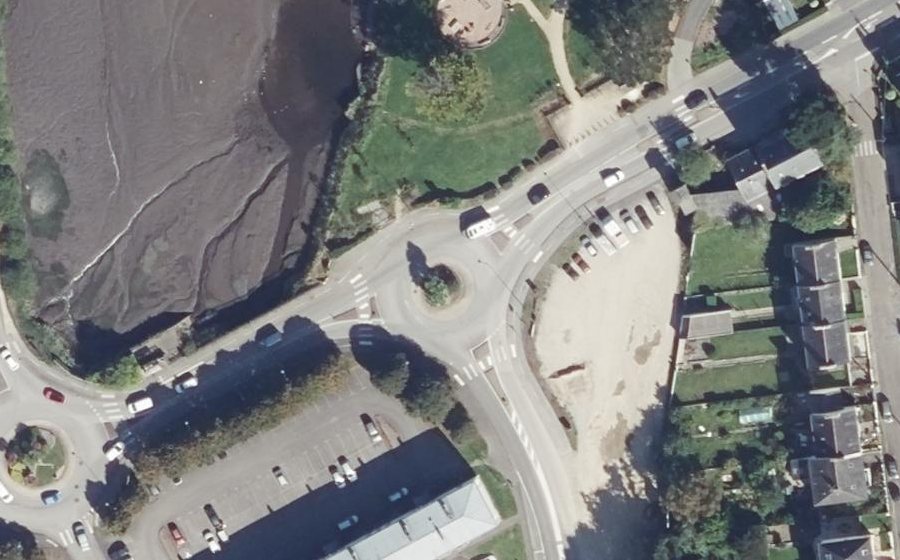 Vue aérienne du Rue Étienne Kernours