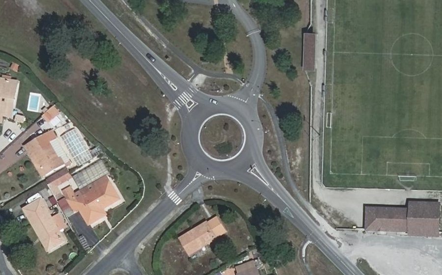 Vue aérienne du Avenue de Gascogne