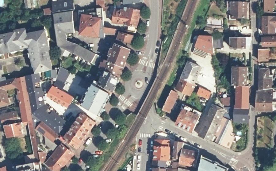 Vue aérienne du Avenue de Saint-Simond