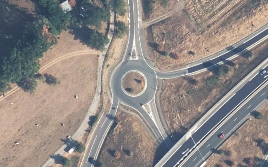 Vue aérienne du Route de la Versoie