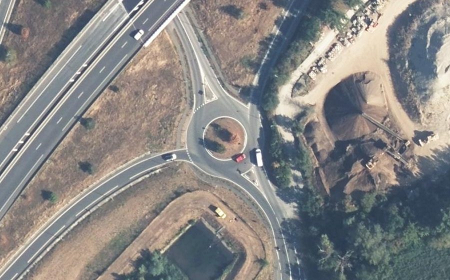Vue aérienne du Route de la Versoie