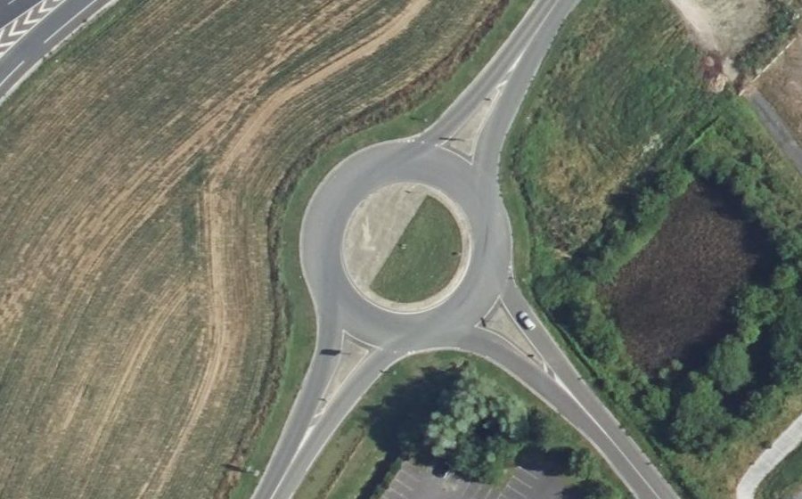 Vue aérienne du Rue Claude Baujoin