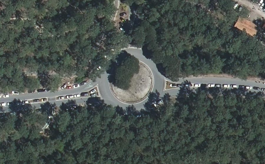 Vue aérienne du Avenue de Maubuisson