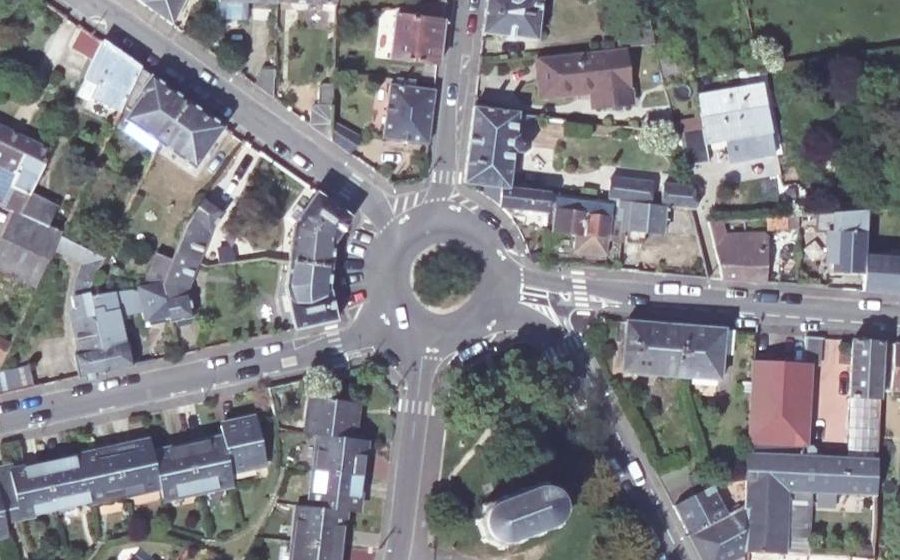 Vue aérienne de la Place des Vieux Capucins
