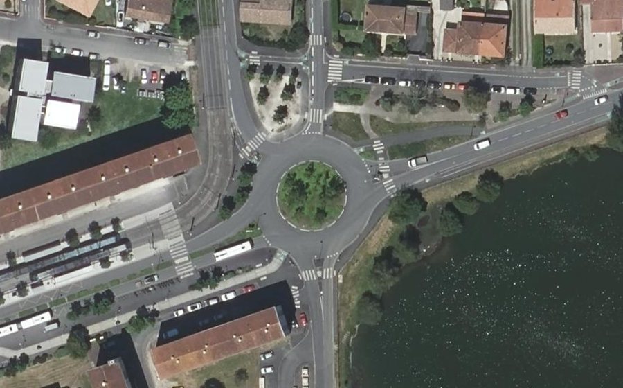 Vue aérienne du Place Lénine