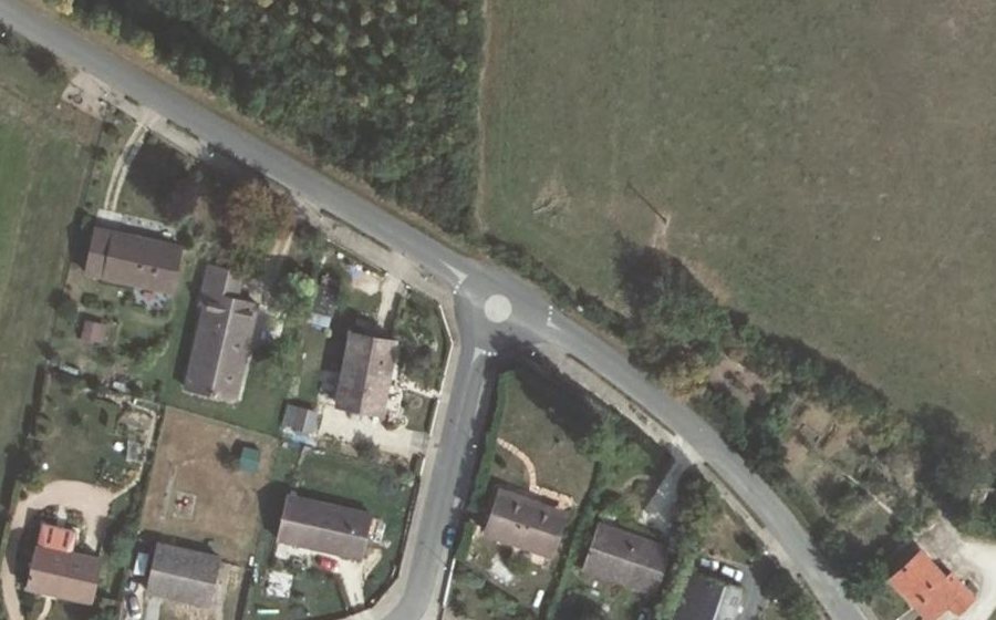 Vue aérienne du Route des Clous