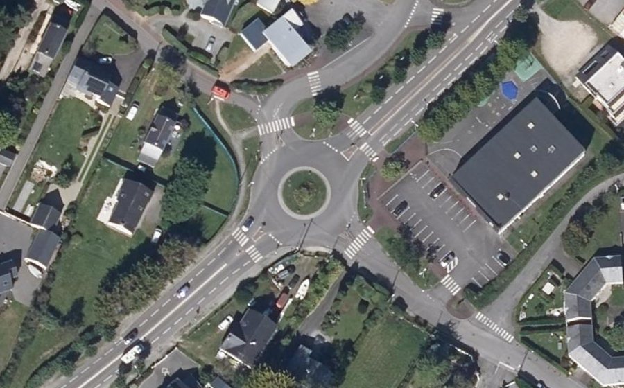 Vue aérienne du Boulevard de l'Océan