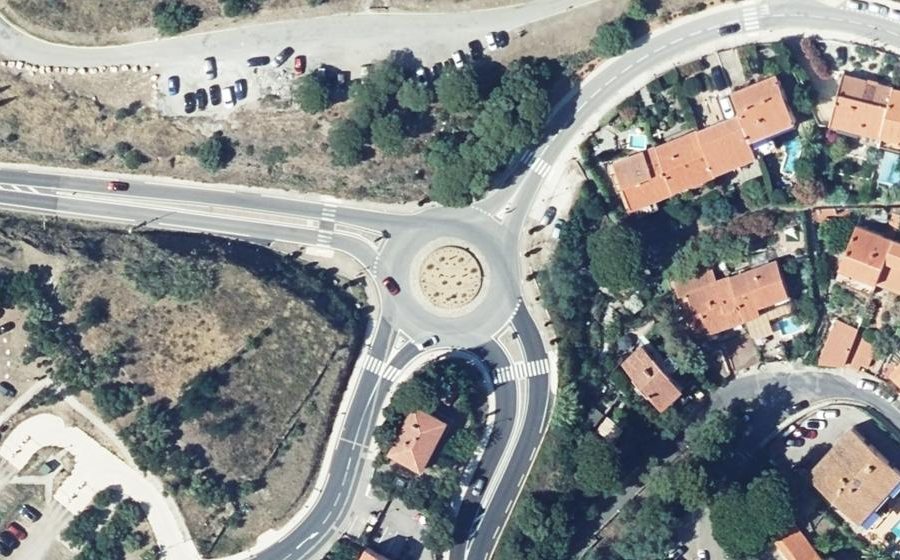 Vue aérienne du Creu de la Força