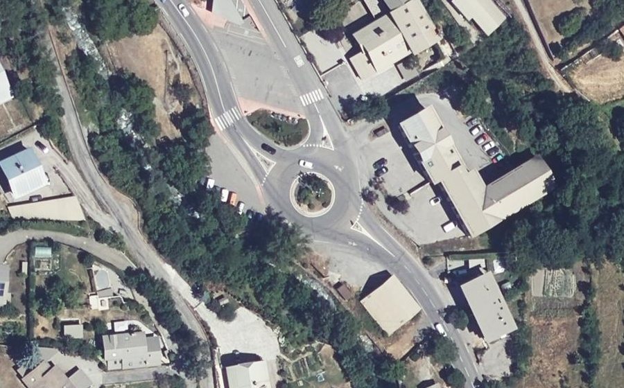 Vue aérienne du Fontloube