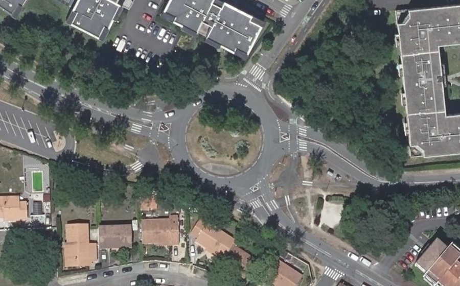 Vue aérienne du Chemin Gaston