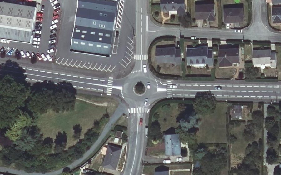 Vue aérienne du Boulevard Jean Jaurès