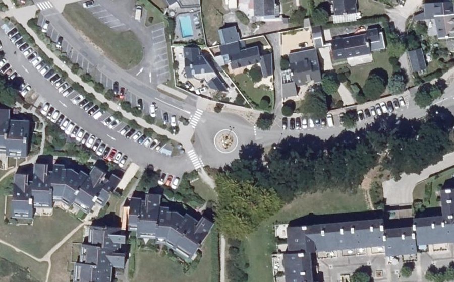 Vue aérienne du Avenue de Kerlun