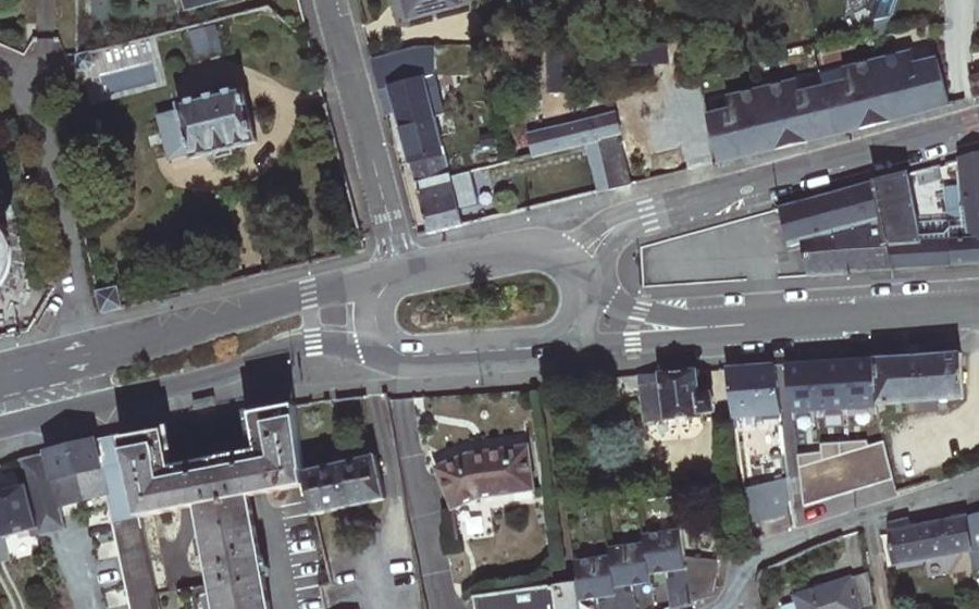 Vue aérienne du Rue de Bretagne