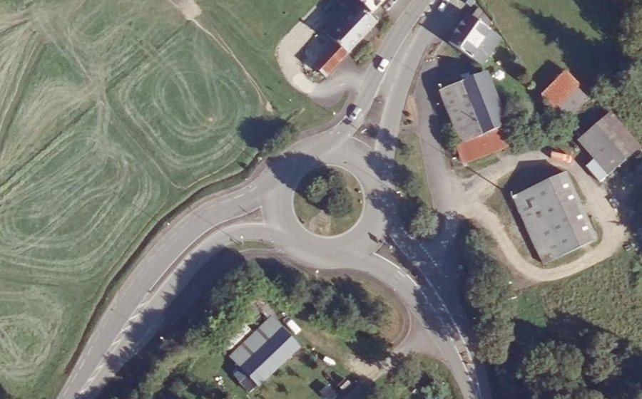 Vue aérienne du Gare la Forêt