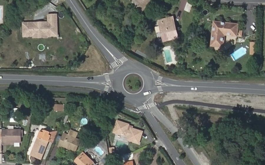 Vue aérienne du Chemin de Loignan