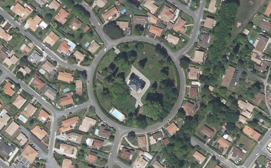 Vue aérienne du Place de l'Étoile