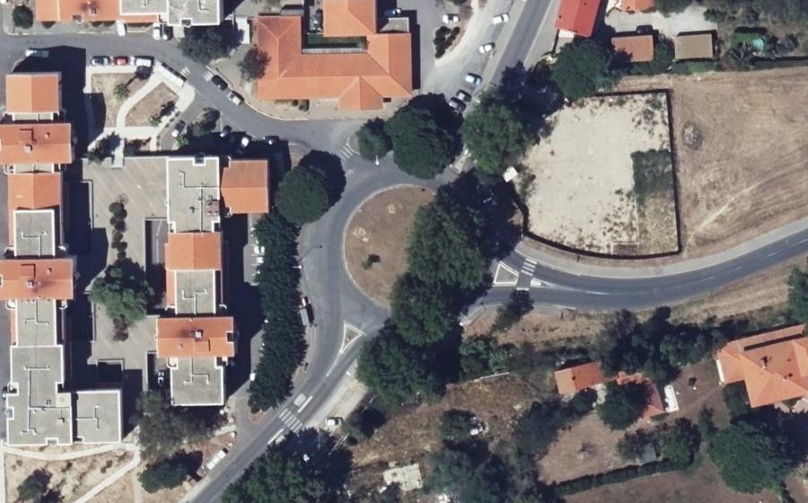 Vue aérienne du Rond-Point del Vives