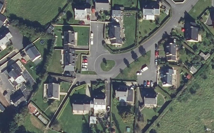 Vue aérienne du Lotissement de Keranfloc'h