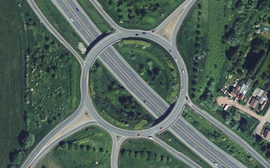 Vue aérienne du Rond-point anonyme n°26005663