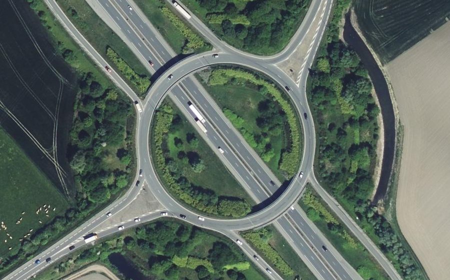 Vue aérienne du Rond-point anonyme n°26005685