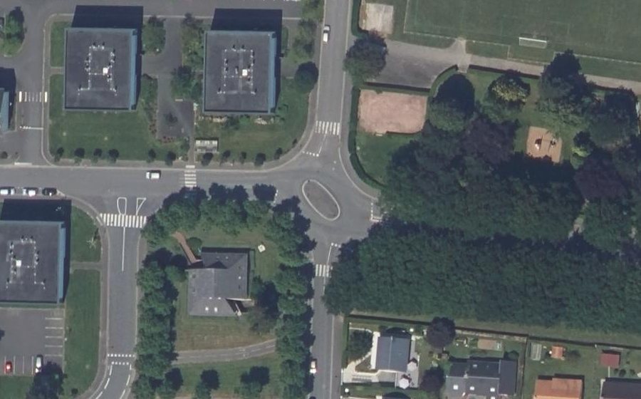 Vue aérienne du Rue de Lubbecke