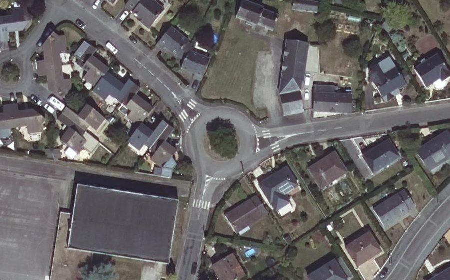 Vue aérienne du Rue des Ribaudières